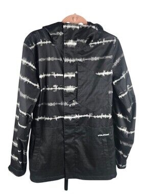 Volcom Retrospec Snowboard Anorak Jacket Tie Dye Half Zip Hooded Small